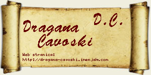 Dragana Čavoški vizit kartica